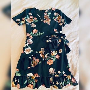 Black Floral Dress